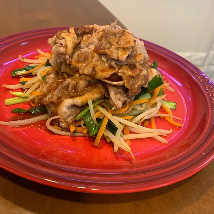 豚肉で!!簡単焼きしゃぶ